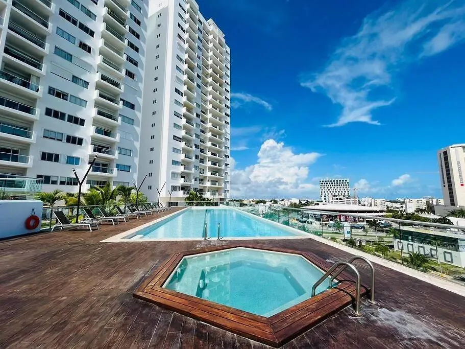 Amazing View 2 Bedroom Apto,5 Min To Hz,Malldownstairs Ny1601 Cancun