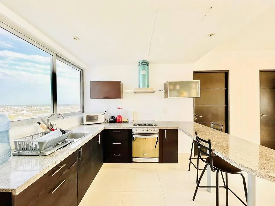 Amazing View 2 Bedroom Apto,5 Min To Hz,Malldownstairs Ny1601 Cancun Mexico