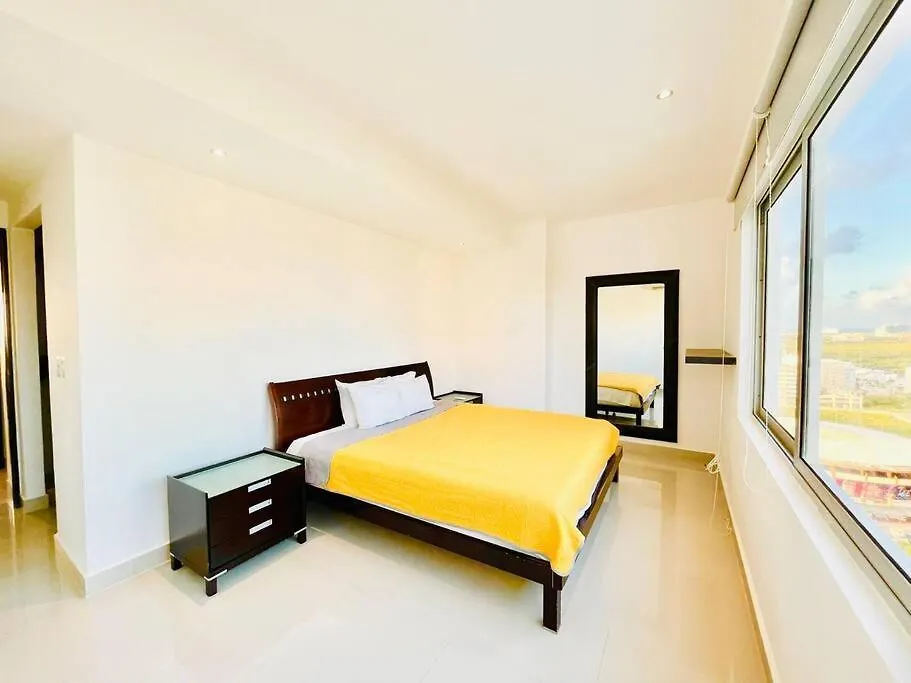 Apartment Amazing View 2 Bedroom Apto,5 Min To Hz,Malldownstairs Ny1601 Cancun Mexico